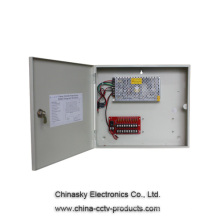 Fuente de alimentación CCTV de la copia de seguridad de 12VDC 10A 9A 9A